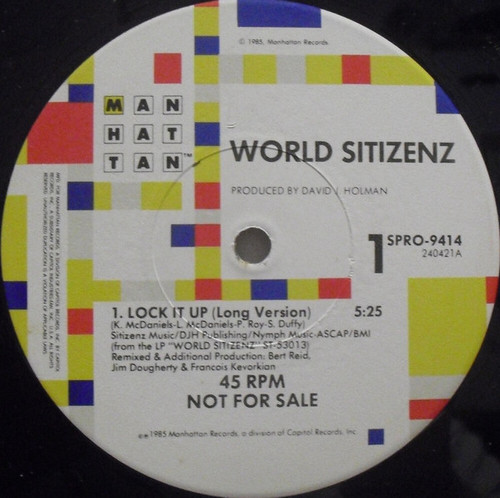 World Sitizenz - Lock It Up (12", Promo)