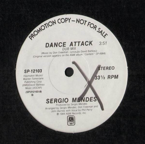 Sergio Mendes* - Dance Attack (12", Promo)