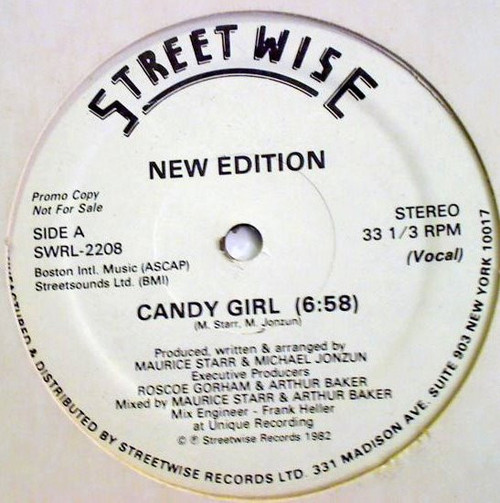 New Edition - Candy Girl (12", Promo)