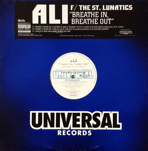 Ali (2) Feat. The St. Lunatics* - Breathe In, Breathe Out (12", Promo)