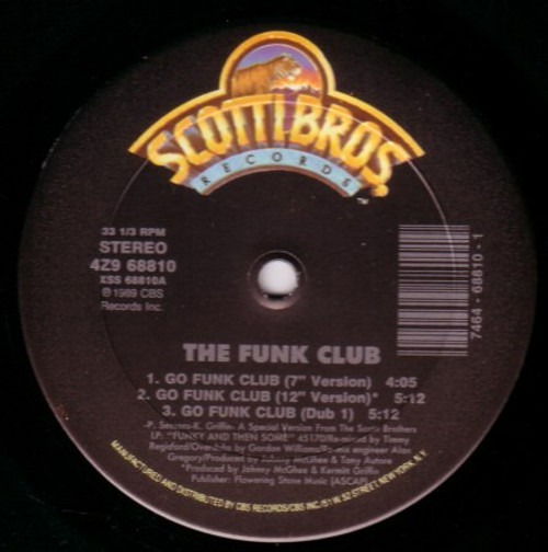 The Funk Club - Go Funk Club (12")