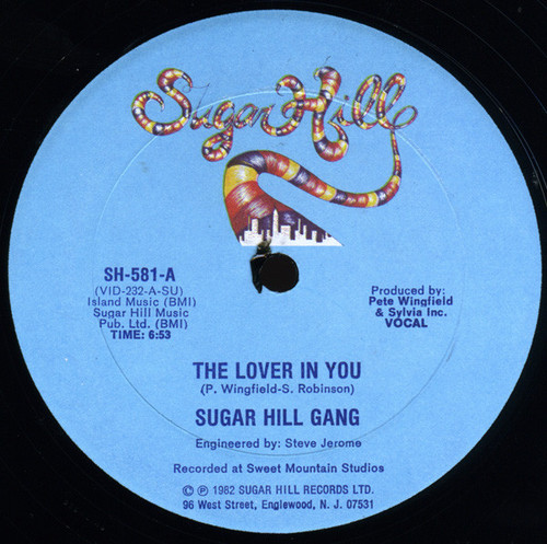 Sugar Hill Gang* - The Lover In You (12", Single)