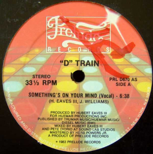 "D" Train* - Something's On Your Mind (12")
