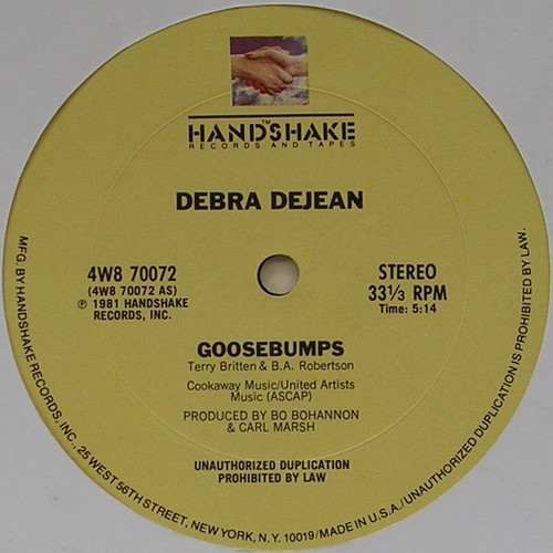 Debra Dejean - Goosebumps (12")