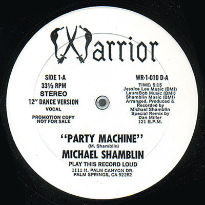 Michael Shamblin - Party Machine (12", Promo)