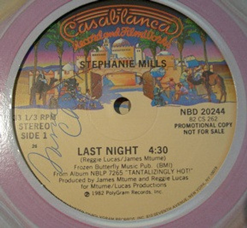 Stephanie Mills - Last Night (12", Promo)