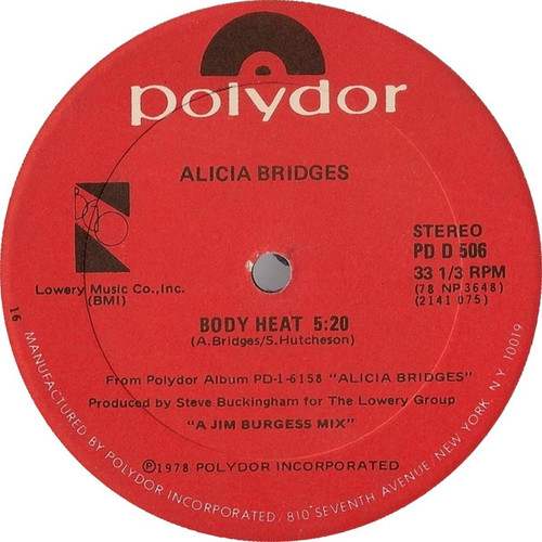 Alicia Bridges - Body Heat (12")