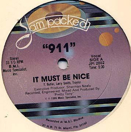 911 (2) - It Must Be Nice (12")