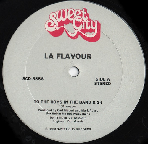 La Flavour - To The Boys In The Band (12")
