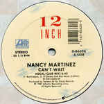 Nancy Martinez - Can't Wait (12", Single)