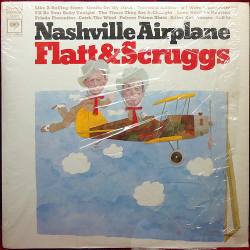 Flatt & Scruggs - Nashville Airplane (LP, Album, Pit)