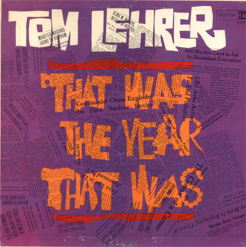 Tom Lehrer - That Was The Year That Was (LP, Album, Mono)