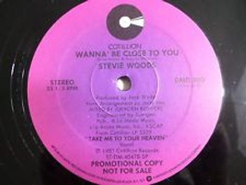 Stevie Woods - Wanna' Be Close To You (12", Promo)