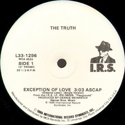 The Truth (6) - Exception Of Love (12", Promo)