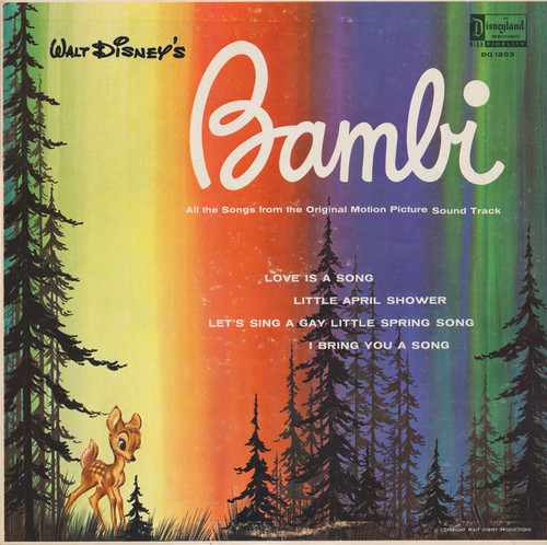 Unknown Artist - Walt Disney's Bambi (LP, Mono)