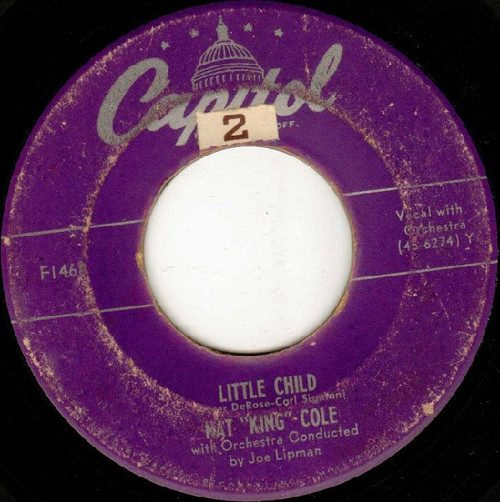 Nat King Cole - Little Child - Capitol Records - F1468 - 7" 951779145