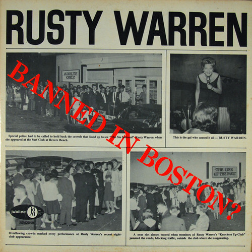 Rusty Warren - Banned In Boston? - Jubilee - JGM 2049 - LP, Album, Mono 953199488