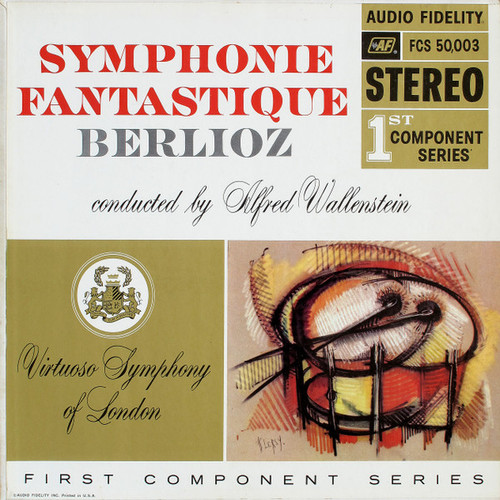 Berlioz* Conducted By Alfred Wallenstein, Virtuoso Symphony Of London - Symphonie Fantastique (LP)