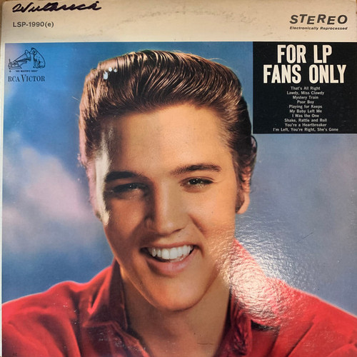 Elvis Presley - For LP Fans Only (LP, Comp, RE)