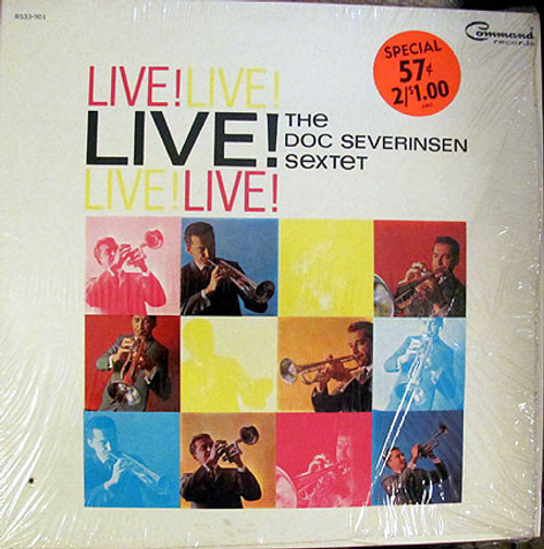 The Doc Severinsen Sextet - Live! (LP, Album, Mono, Gat)