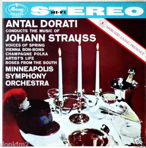 Antal Dorati, Minneapolis Symphony Orchestra - Music Of Johann Strauss (LP)