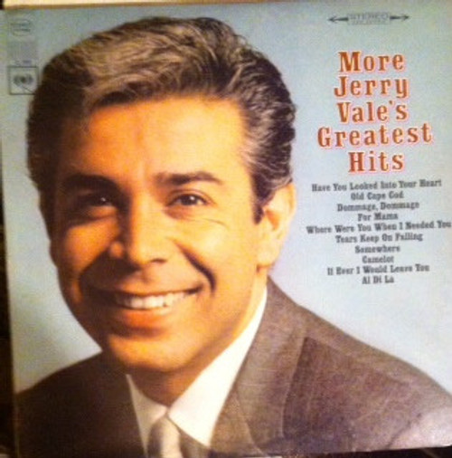 Jerry Vale - More Jerry Vale's Greatest Hits - Columbia - CS 9459 - LP, Comp 956041918