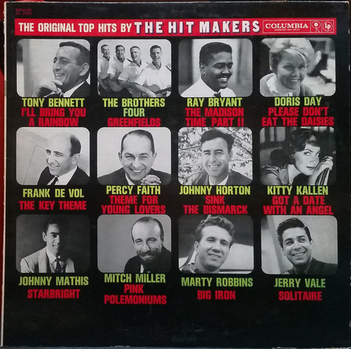 Various - The Original Top Hits By The Hit Makers (LP, Comp, Mono)