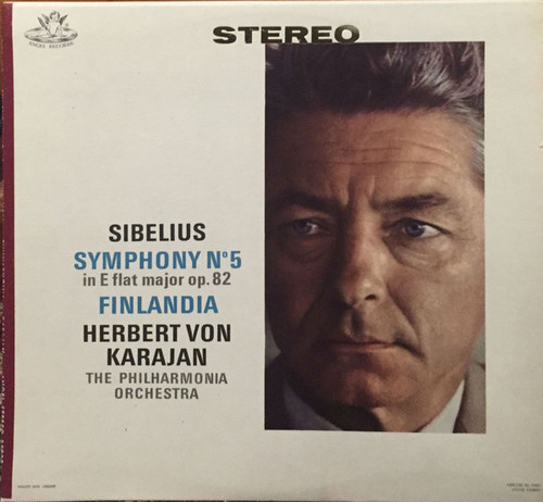 Sibelius* - The Philharmonia Orchestra*, Karajan* - Symphony No. 5 In E Flat Major. Op. 82. /  Finlandia Op. 26 (LP, Album, RP)