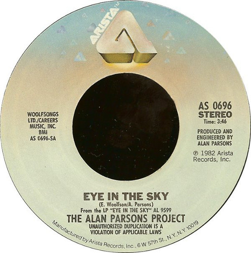 The Alan Parsons Project - Eye In The Sky (7", Single, Pit)