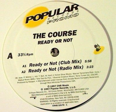 The Course - Ready Or Not (12", Promo)