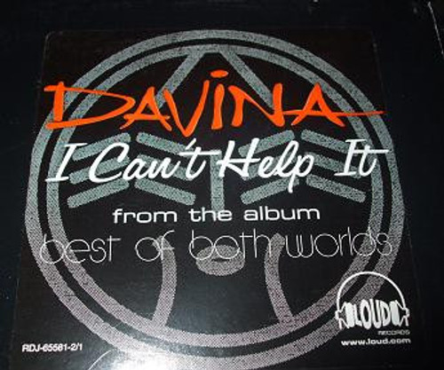 Davina - I Can't Help It (12", Promo)