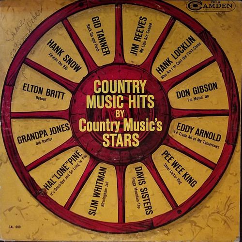 Various - Country Music Hits By Country Music's Stars - RCA Camden - CAL 689 - LP, Comp 958719084