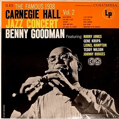 Benny Goodman - The Famous 1938 Carnegie Hall Jazz Concert - Volume 2 (LP, Mono, RE, RP)