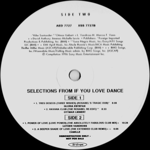 Various - Selections From If You Love Dance (12", Promo)