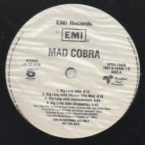 Mad Cobra - Big Long John (12", Promo)