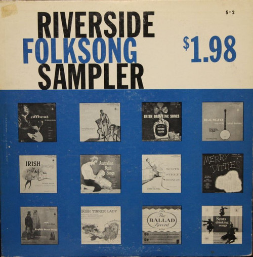 Various - Riverside Folk Song Sampler (LP, Comp, Smplr, Whi)