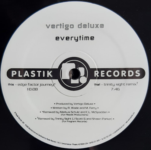 Vertigo Deluxe - Everytime (12")