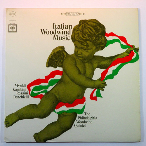 Philadelphia Woodwind Quintet - Italian Woodwind Music (LP, Album)