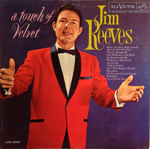 Jim Reeves - A Touch Of Velvet (LP, Album, Mono, Ind)