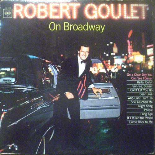 Robert Goulet - On Broadway (LP, Album, Mono)