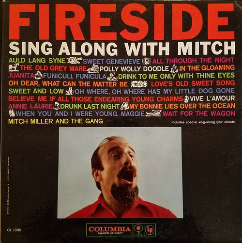 Mitch Miller And The Gang - Fireside Sing Along With Mitch - Columbia - CL 1389 - LP, Album, Mono 963097455