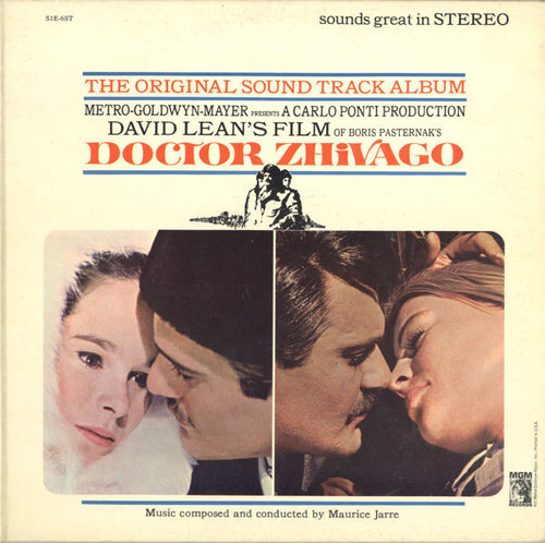 Maurice Jarre - Doctor Zhivago Original Soundtrack Album - MGM Records, MGM Records, MGM Records - S1E-6ST, ISE6ST, IE/SIE-6 ST - LP, RE, Gat 963100128