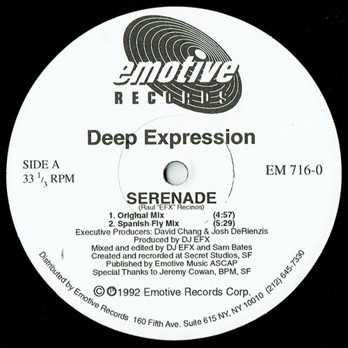Deep Expression - Serenade (12")