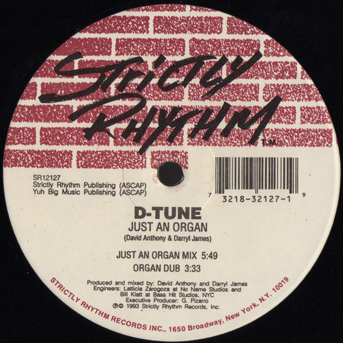 D-Tune - Just An Organ / Getting Bigger (12")