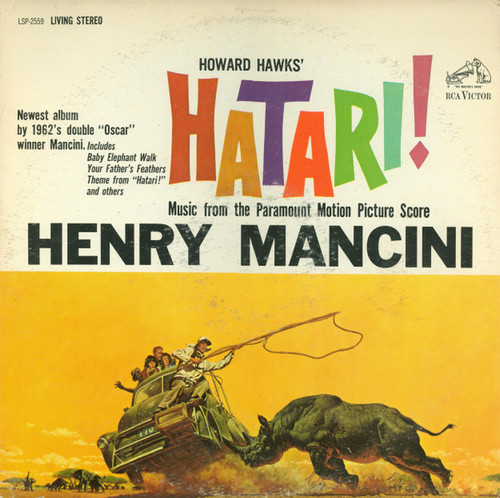 Henry Mancini - Hatari! (Music From The Motion Picture Score) (LP, Album, Ind)