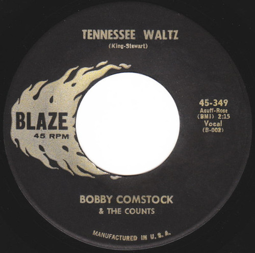 Bobby Comstock & The Counts - Tennessee Waltz (7", Single)