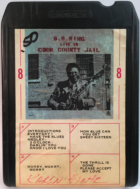 B.B. King - "Live" In Cook County Jail (8-Trk, Album, Bla)