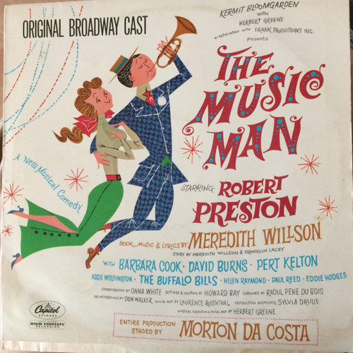 Meredith Willson - The Music Man - Original Broadway Cast (LP, Album, Mono)