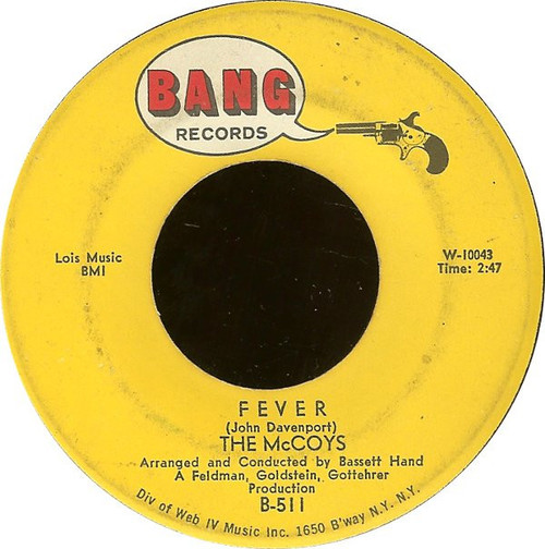 The McCoys - Fever (7", Single)