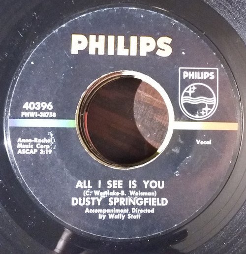 Dusty Springfield - All I See Is You (7", Single)
